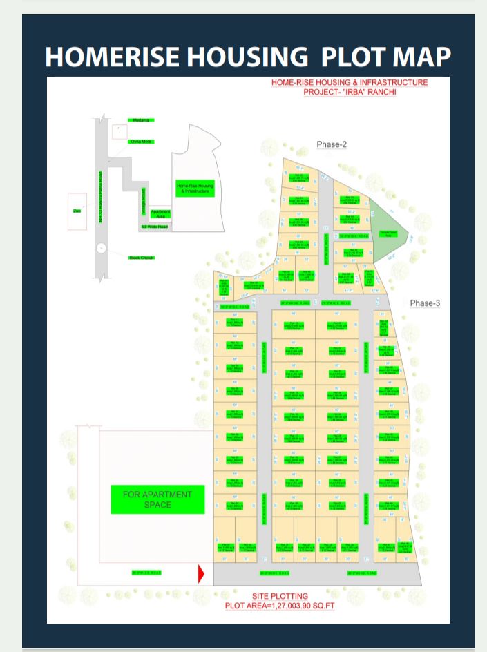 Homerise plots ,flats. in Kanke — Photo 6